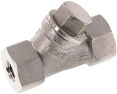 Y-socket check valve, G 1/4", PN 40, stainless steel