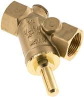 Y-type check valve, Rp 3/4", PN 16 / Standard, brass