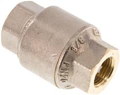 Check valve, G 3/8", PN 20, nickel-plated brass