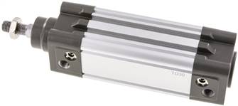 ISO Zylinder 15552 Kolben ø 40mm mit Magnet und einstellbarer Endlagendämpfung 